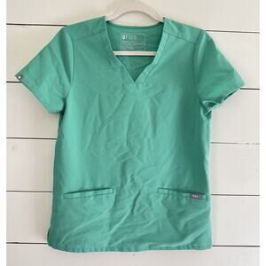 FIGS Technical Collection FW1100 Casma Scrub Top Women’s XS Green